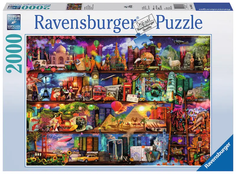 Puzzle Ravensburger - Mundo de los Libros. 2000 piezas