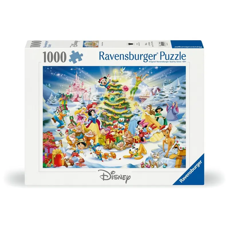 Puzzle Ravensburger - Navidad con Disney. 1000 piezas