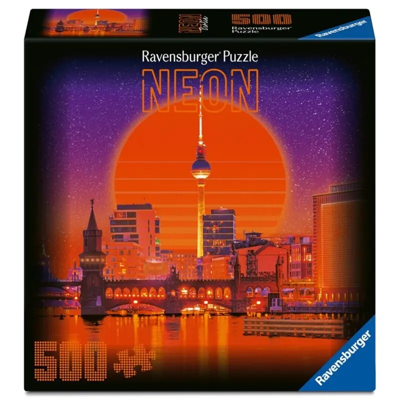 Puzzle Ravensburger - Neon, Berlín. 500 piezas