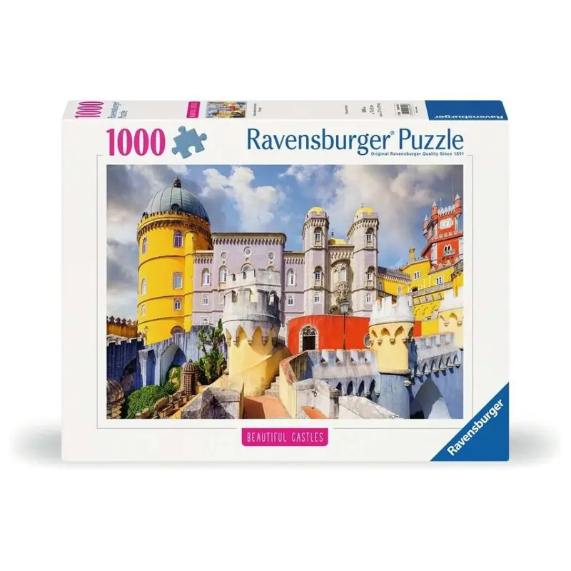 Puzzle Ravensburger - Palácio Nacional da Pena, Portugal. 1000 piezas