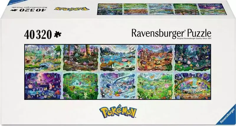 Puzzle Ravensburger - Pokemon, Celebration Journey. 40.320 piezas