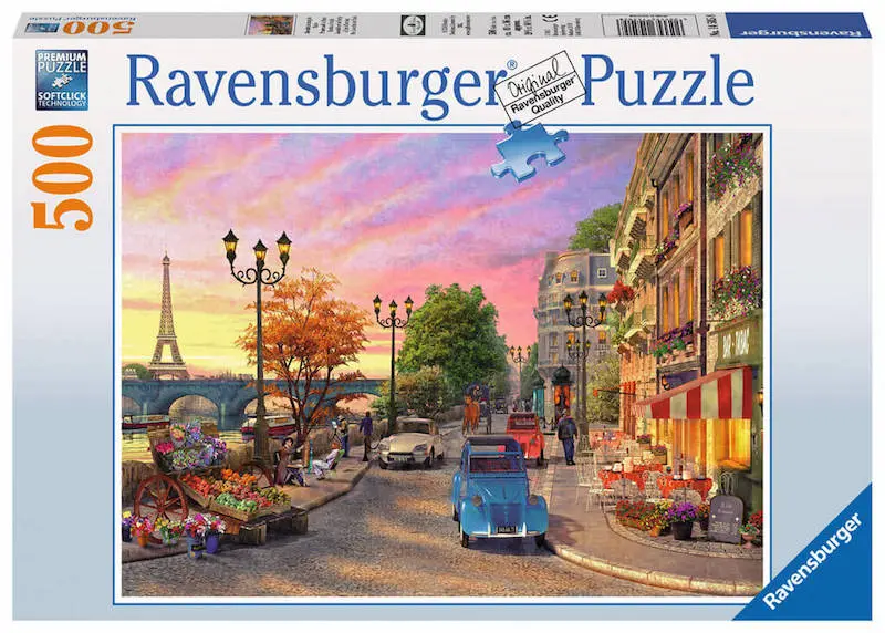 Puzzle Ravensburger - Por la Noche en París 500 piezas