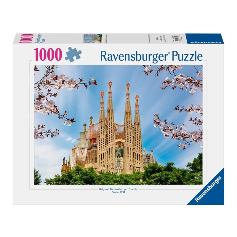 Puzzle Ravensburger - Sagrada Familia, Barcelona. 1000 piezas