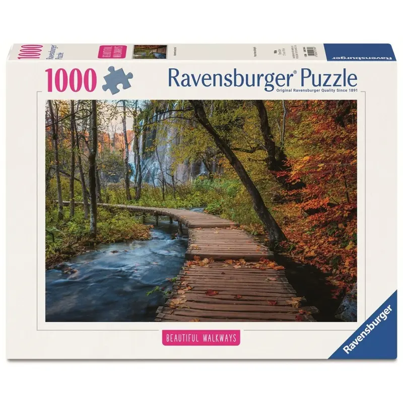 Puzzle Ravensburger - Sendero en el Bosque Otoñal. 1000 piezas