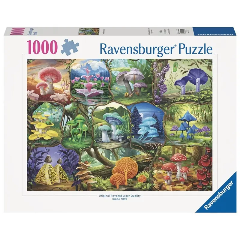 Puzzle Ravensburger - Setas Maravillosas. 1000 piezas