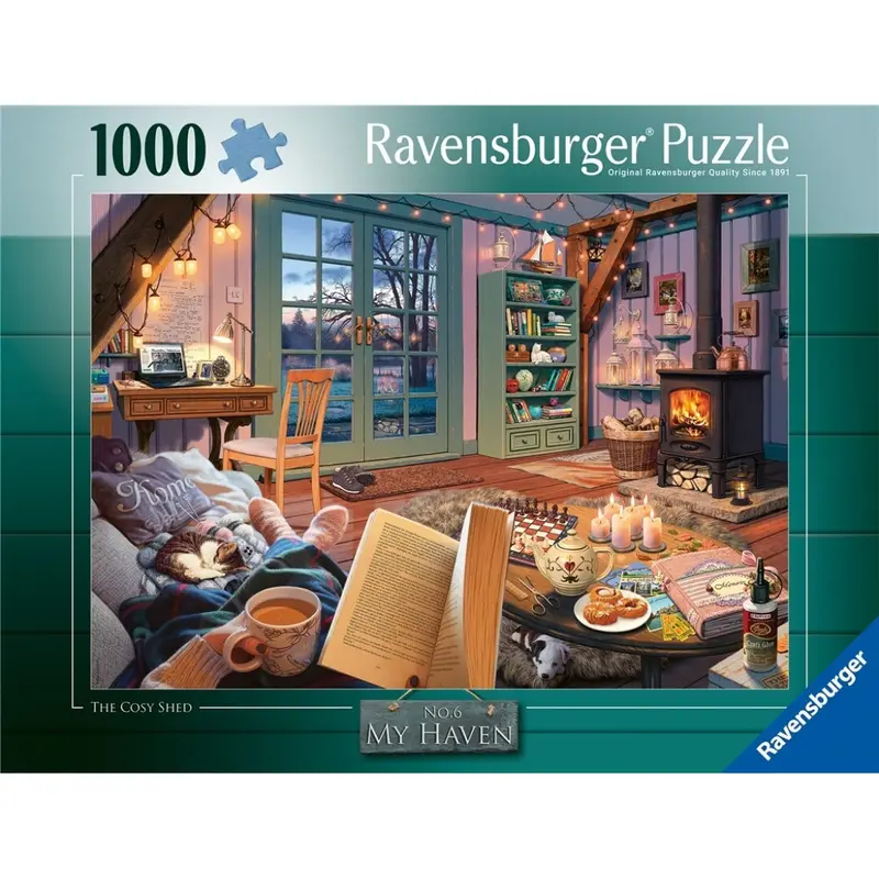 Puzzle Ravensburger - Un Rincón Acogedor. 1000 piezas