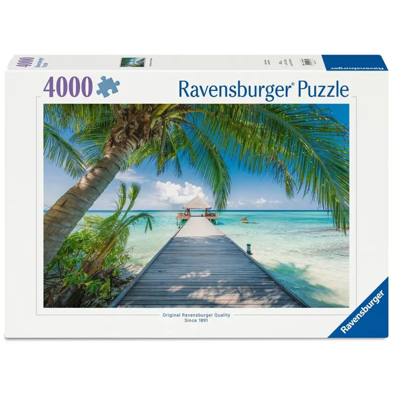 Puzzle Ravensburger - Un sueño llamado Maldivas. 4000 piezas