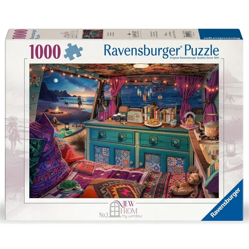 Puzzle Ravensburger - View from my Window Nº2 Campervan. 1000 piezas