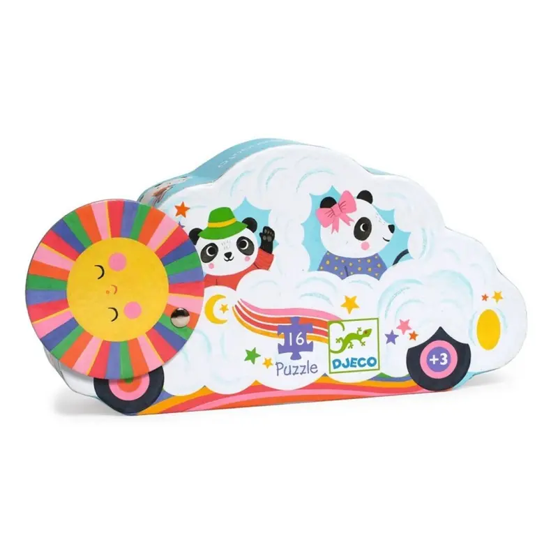 Puzzle Silueta - Coche nube FSC - Djeco