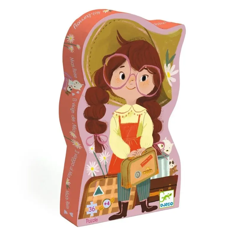 Puzzle Silueta - El viaje de Mia - Djeco