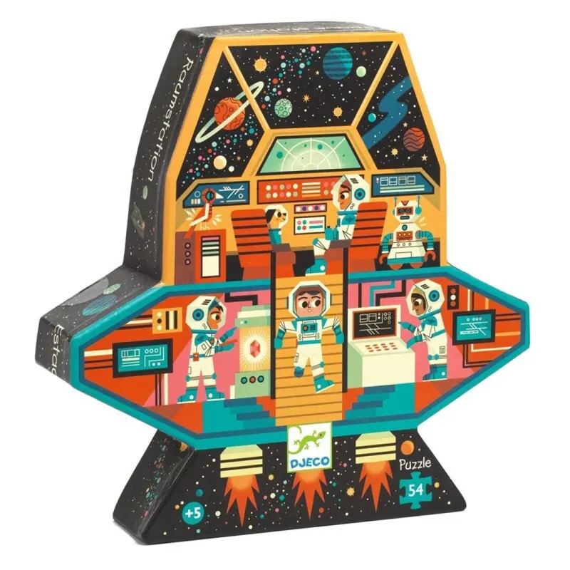Puzzle Silueta - Estación espacial - Djeco