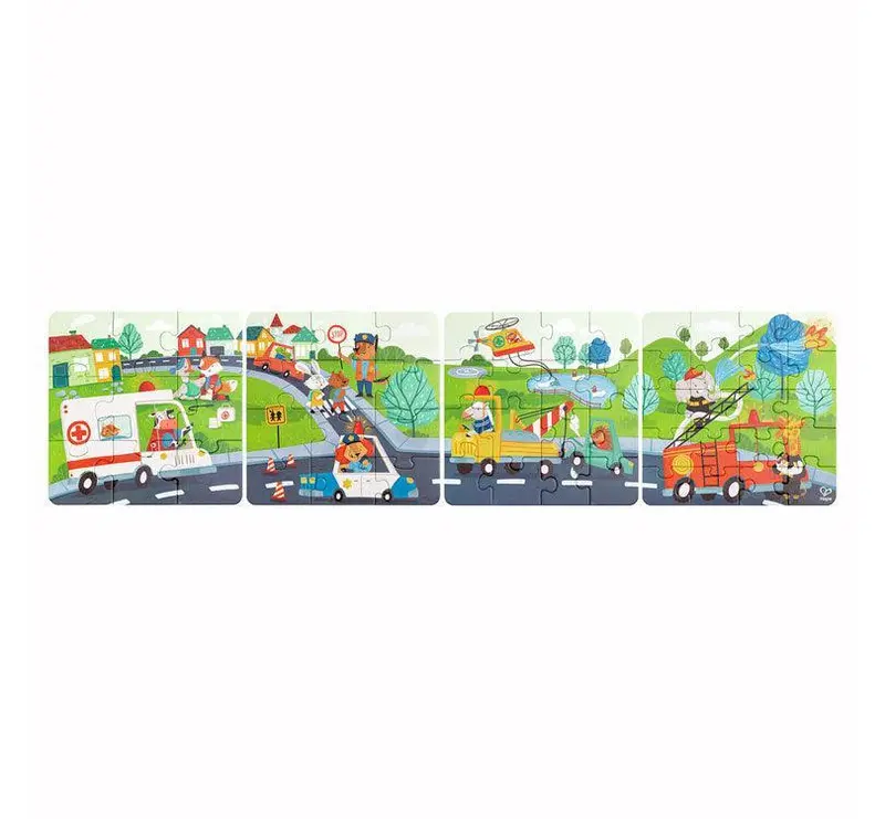 Puzzle Vehículos de rescate