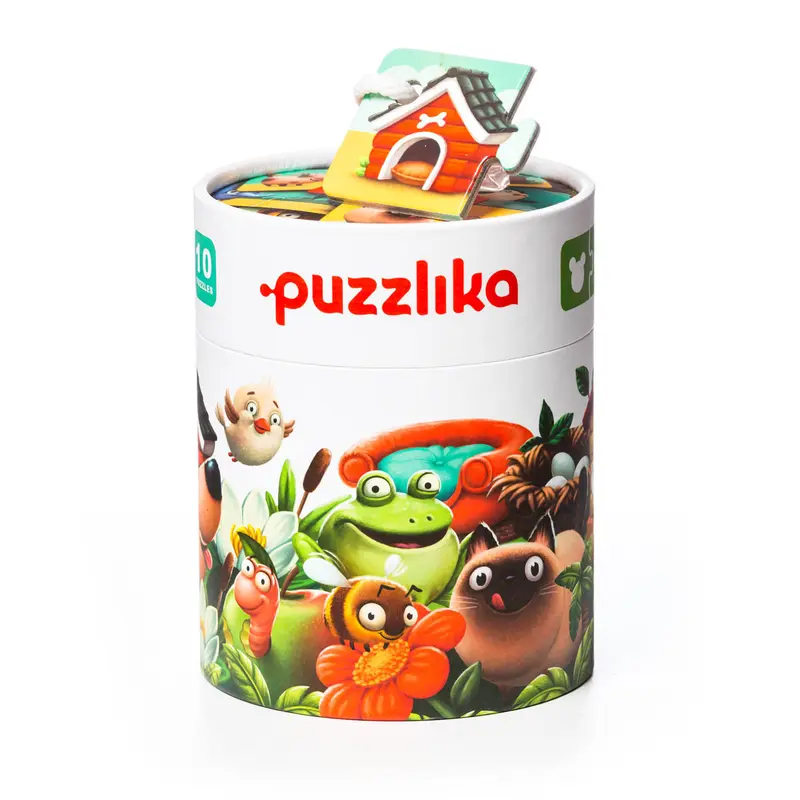 Puzzles infantiles my home - 10 puzzles de 2 piezas cada uno - cubika 13074