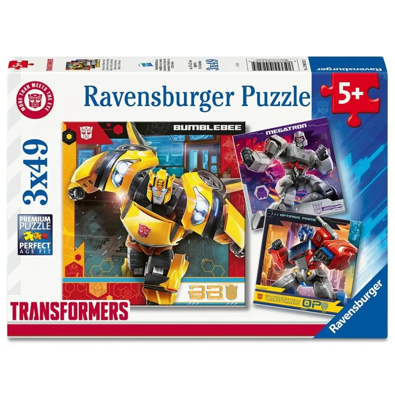 Puzzles Ravensburger - Transformers. 3x49
