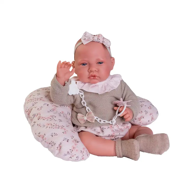 Recién Nacida Lúa con Cojín de Lactancia - Cuerpo Blandito y Tacto Especial 42cm (33116)