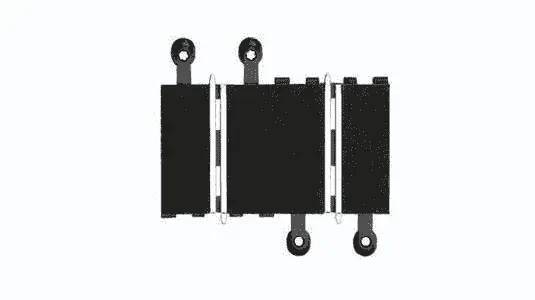 Recta 87 mm. Scalextric (2 Uds)