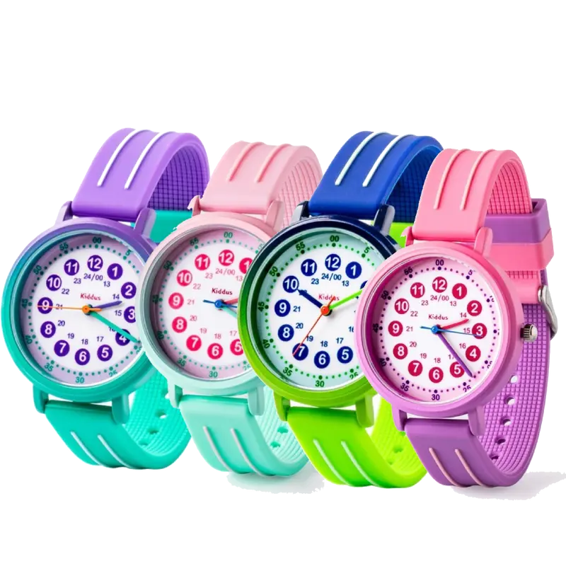 Reloj con Manillas con dos Colores
