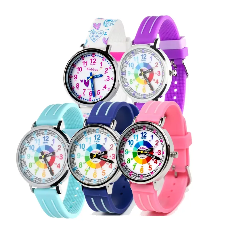 Reloj con Manillas con texto