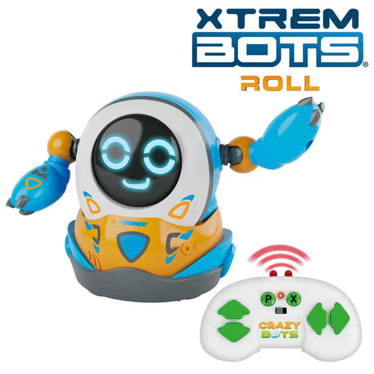 Robot Teledirigido y Programable Crazy Bots Roll | Worldbrands +5 Años