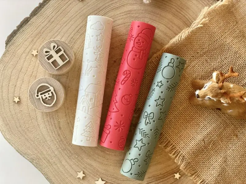 Rodillo relieve Navidad