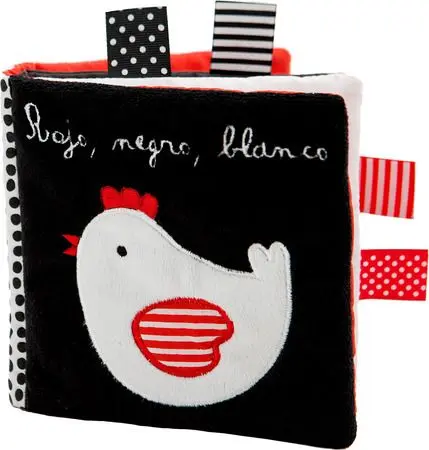 Rojo, negro, blanco - Libro de tela - Combel