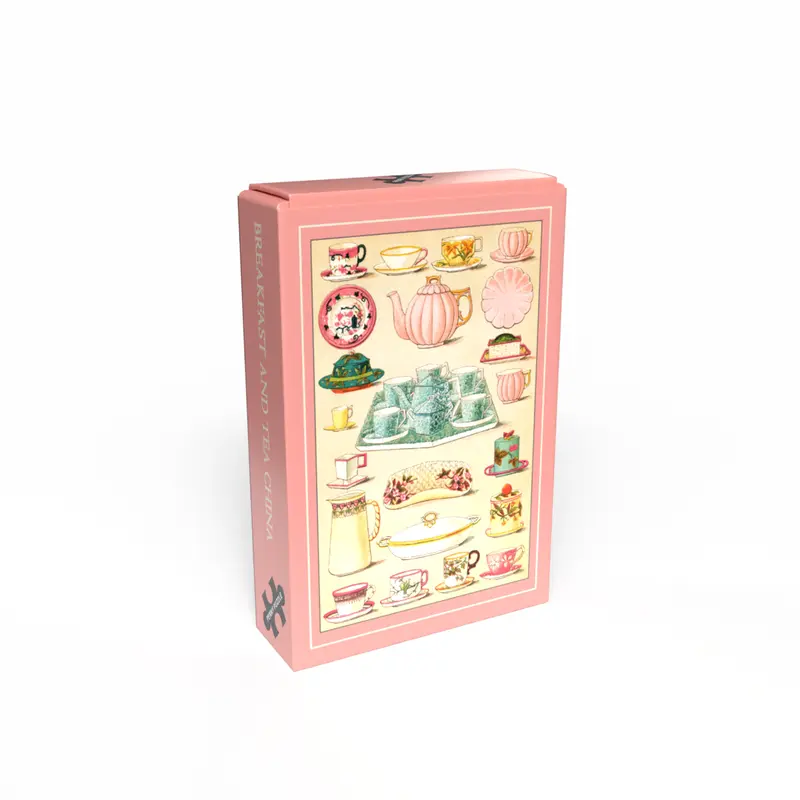 ROMPECABEZAS VINTAGE DE 99 PIEZAS DE TÉ DE DESAYUNO CHINA