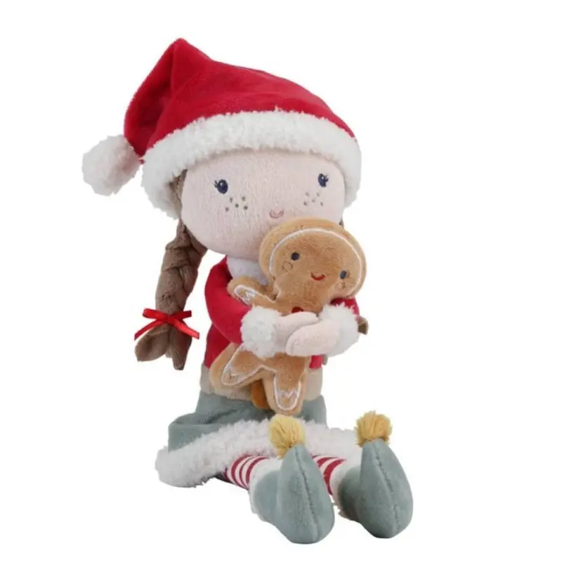 Rosa Muñeca Blandita Elfa navidad