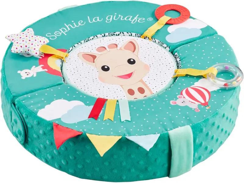 Rueda blanda de motricidad para bebés - sophie la girafe