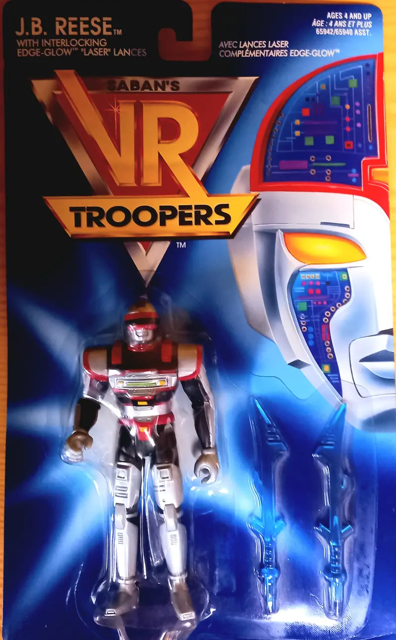 Savan's VR Troopers J.B. Reese Figura de 13 cm - Hasbro 65942/65940