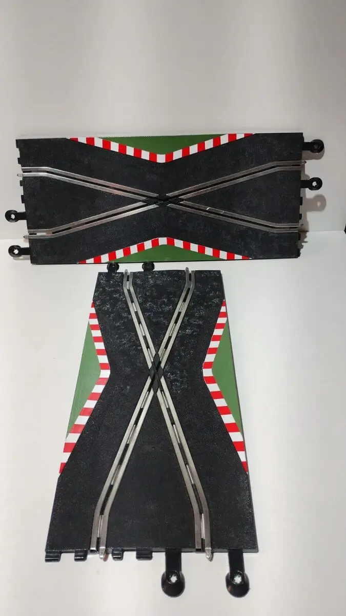 Scalextric Accesorios 2 Rectas Cambio de carril para pistas de escala 1