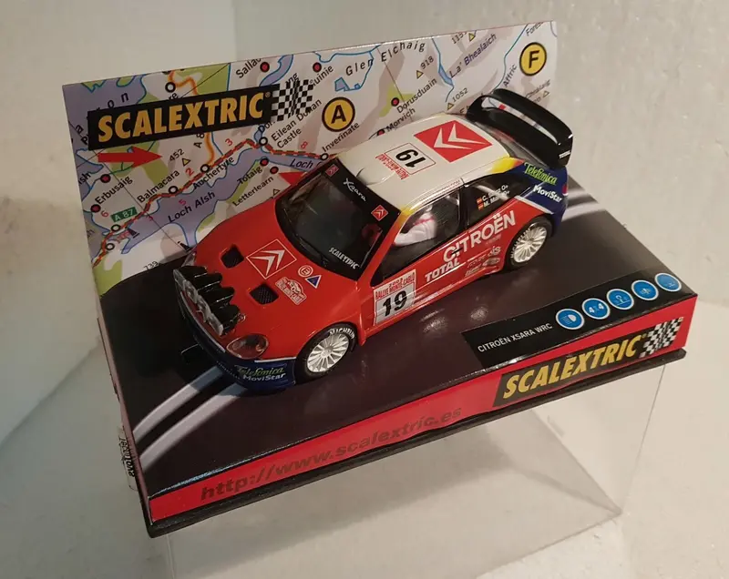 Scalextric Citroën Xsara WRC Carlos Sainz Coche Rally Montecarlo 2003 1
