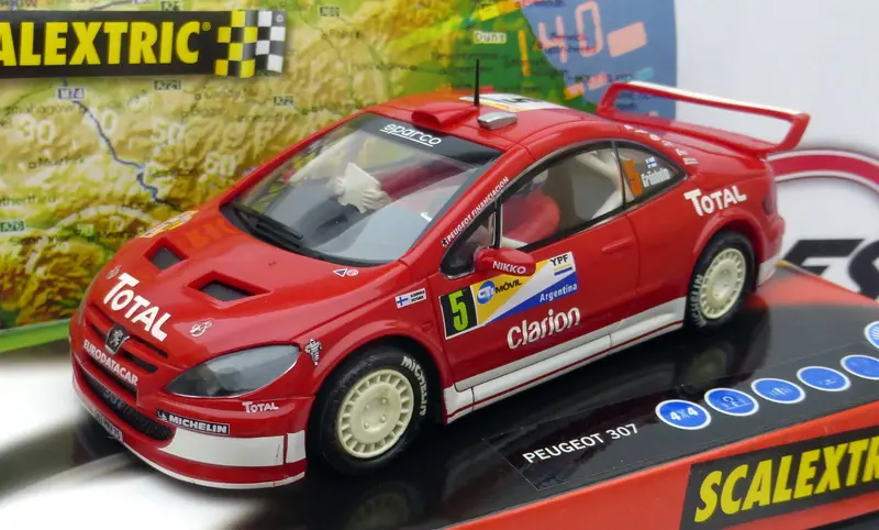 Scalextric Peugeot 307 WRC Coche Rally 1