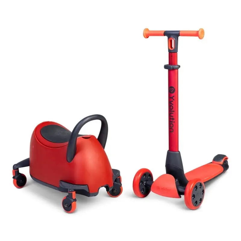 Scooter yglider luna rojo 5 en 1 - yvolution 101266