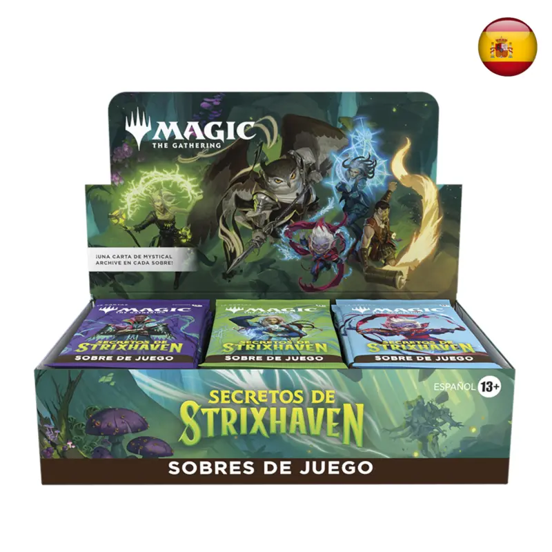 Secretos de Strixhaven - Caja de sobres de juego (Español)