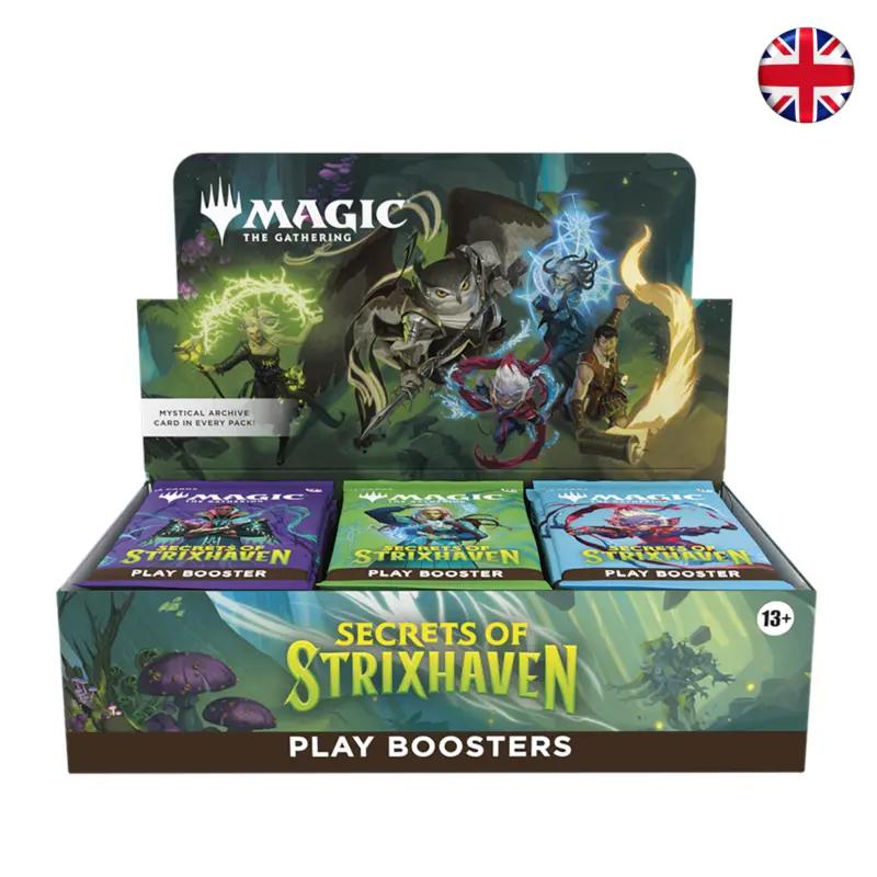 Secretos de Strixhaven - Caja de sobres de juego (Inglés)