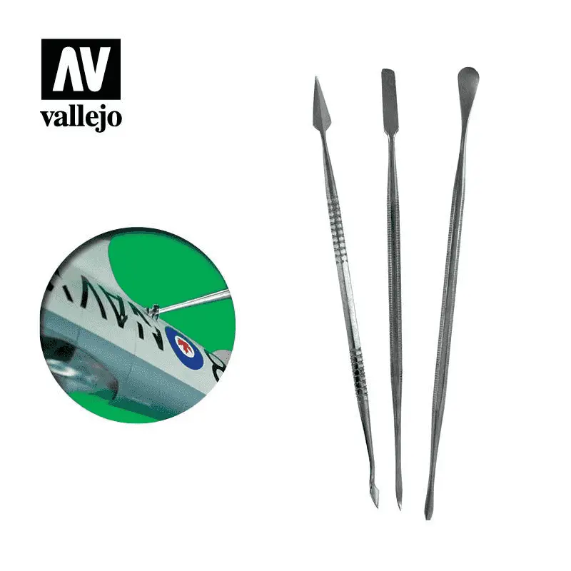 Set 3 Curetas Acero Inoxidable