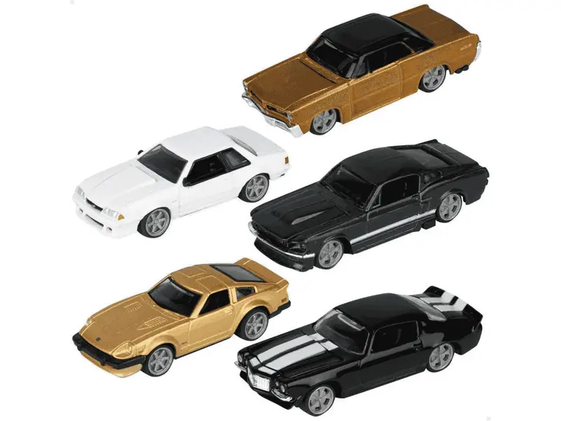 Set 5 Coches Metal 1/64 Burago
