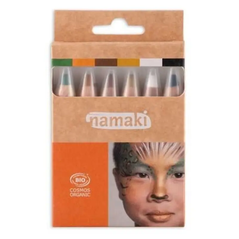 SET 6 LÁPICES MAQUILLAJE NAMAKI-VIDA SALVAJE