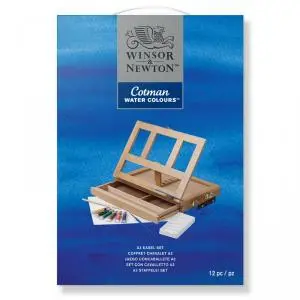Set Acuarela con Caballete A3 Winsor & Newton Cotman