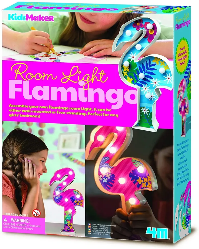 Set creativo luz de mesa flamingo - 4m