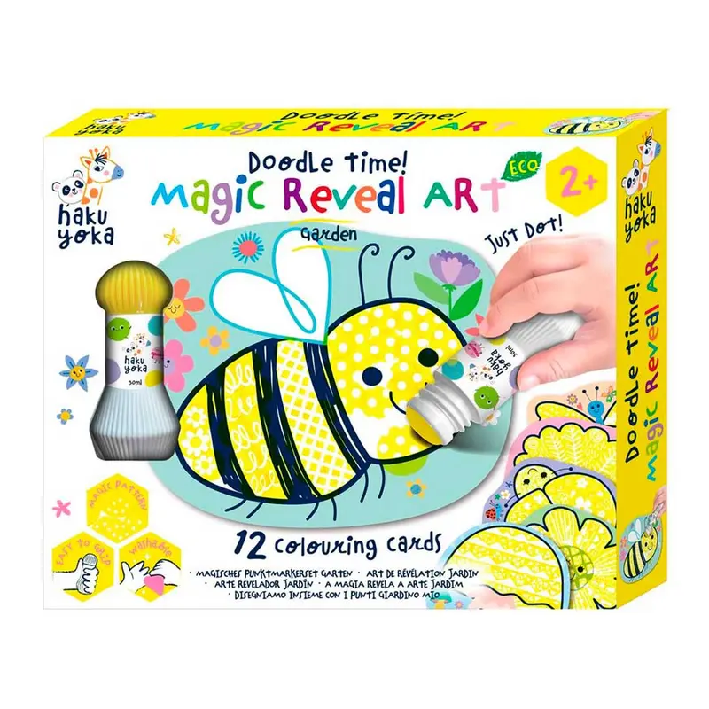 Set de 12 tarjetas y 1 marcador de puntos jardín - hakuyoka 243187