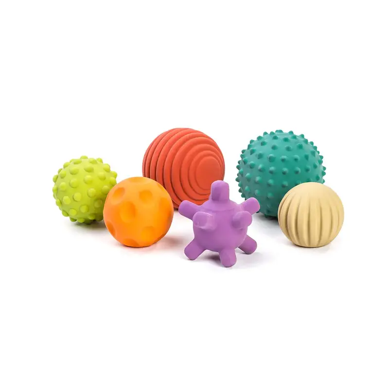 Set de 6 pelotas sensoriales Sensory ball Miniland
