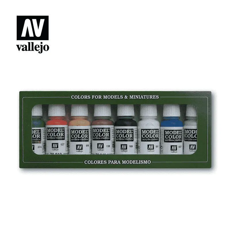 Set de 8 Colores Basicos Wargame Vallejo