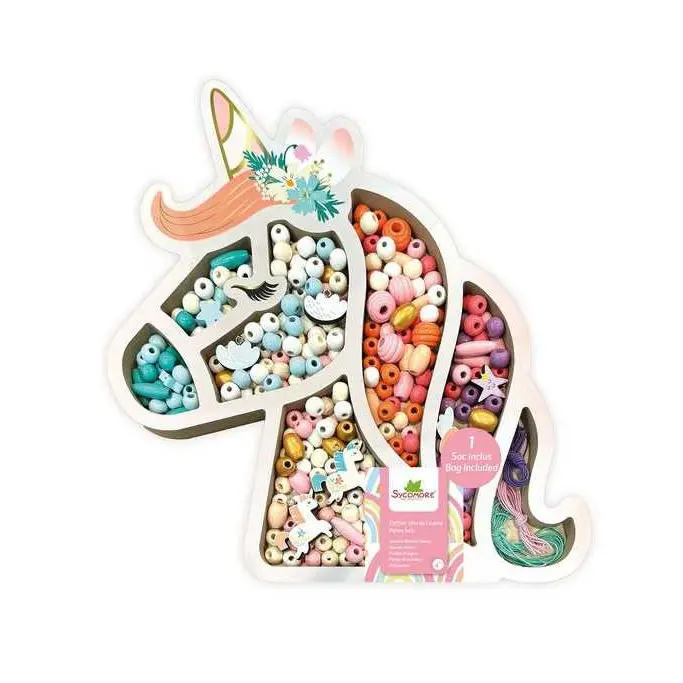 Set de Cuentas de madera de Unicornio - Sycomore