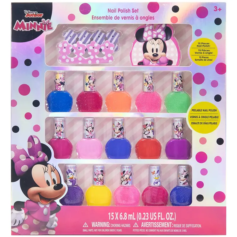 Set de Esmaltes Minnie Mouse para niños