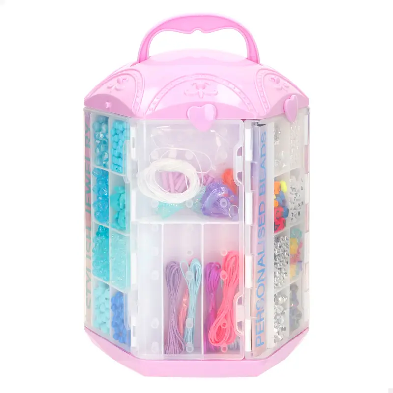 Set de joyería creativa con cuentas y accesorios de colores Beauty Love
