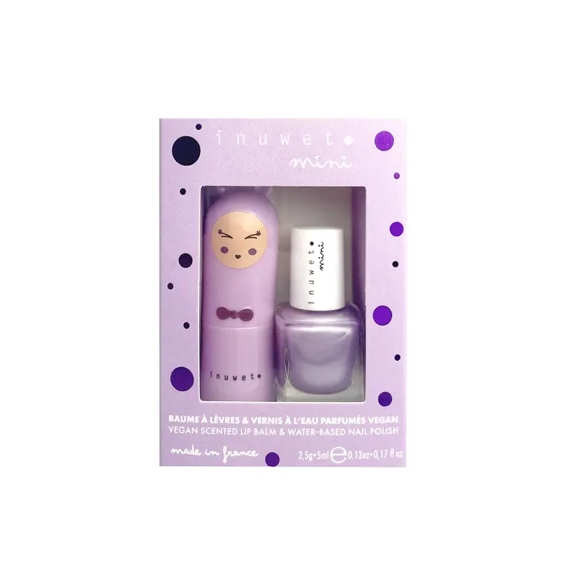 Set de Labial + Esmalte de Uñas Nube & Arándanos - Inuwet