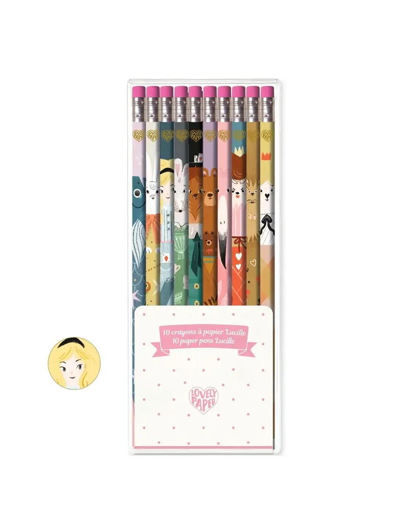 Set de Lápices Lucille - Lovely Paper - Djeco
