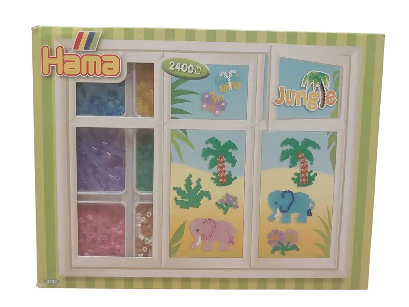 Set de manualidades hama - jungla - hama th3720
