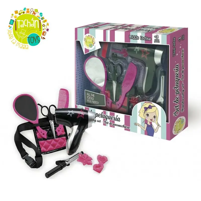 Set de peluquería con secador de juguete Tachan